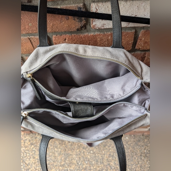 Erin Condren crossbody canvas tote, laptop bag, planner. - Picture 6 of 13